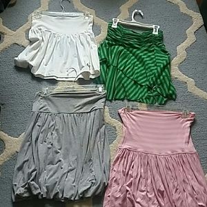 🗽 Le Tigre white or grey cotton skirt